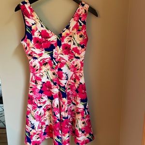 Floral springtime summer dress